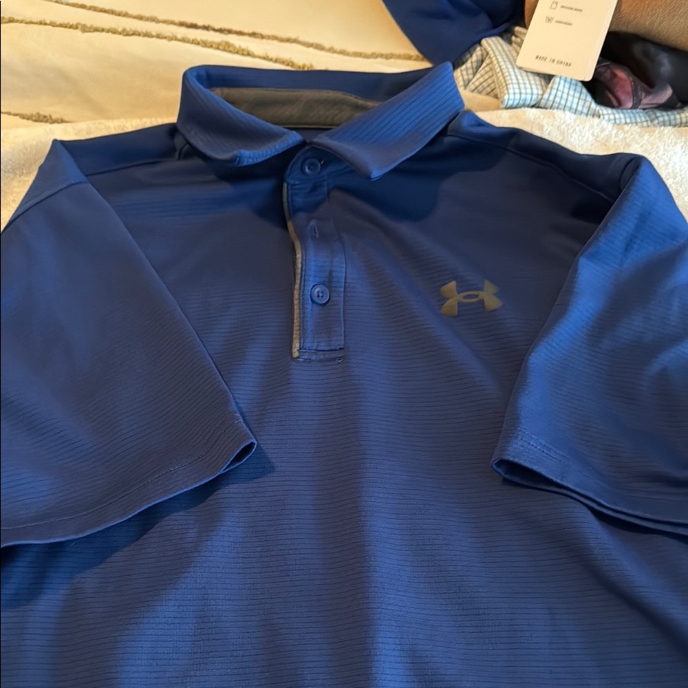 Under Armour Blue Performance Polo Shirt
